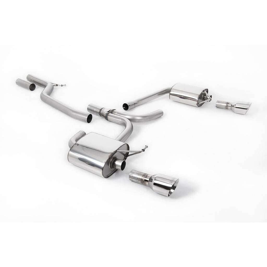 MILLTEK SSXAU324 Cat-back Dual 100mm GT100 AUDI A5 Sportback 3.0 TDI quattro Manual/Multitronic/S tronic Photo-0