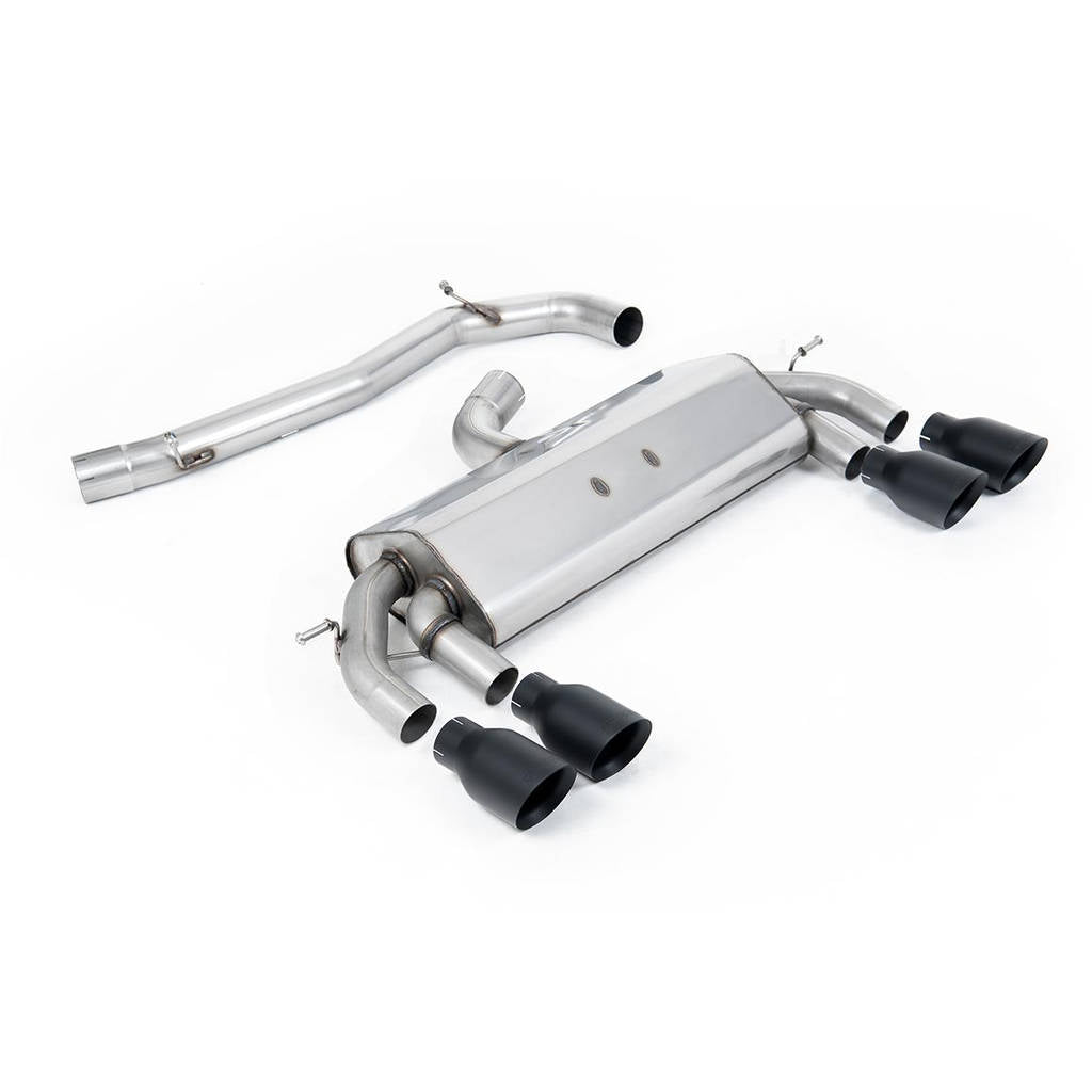 MILLTEK SSXVW407 Cat-back Quad 100mm GT100 VW Golf MK7 R 2.0 TSI 300PS Photo-0