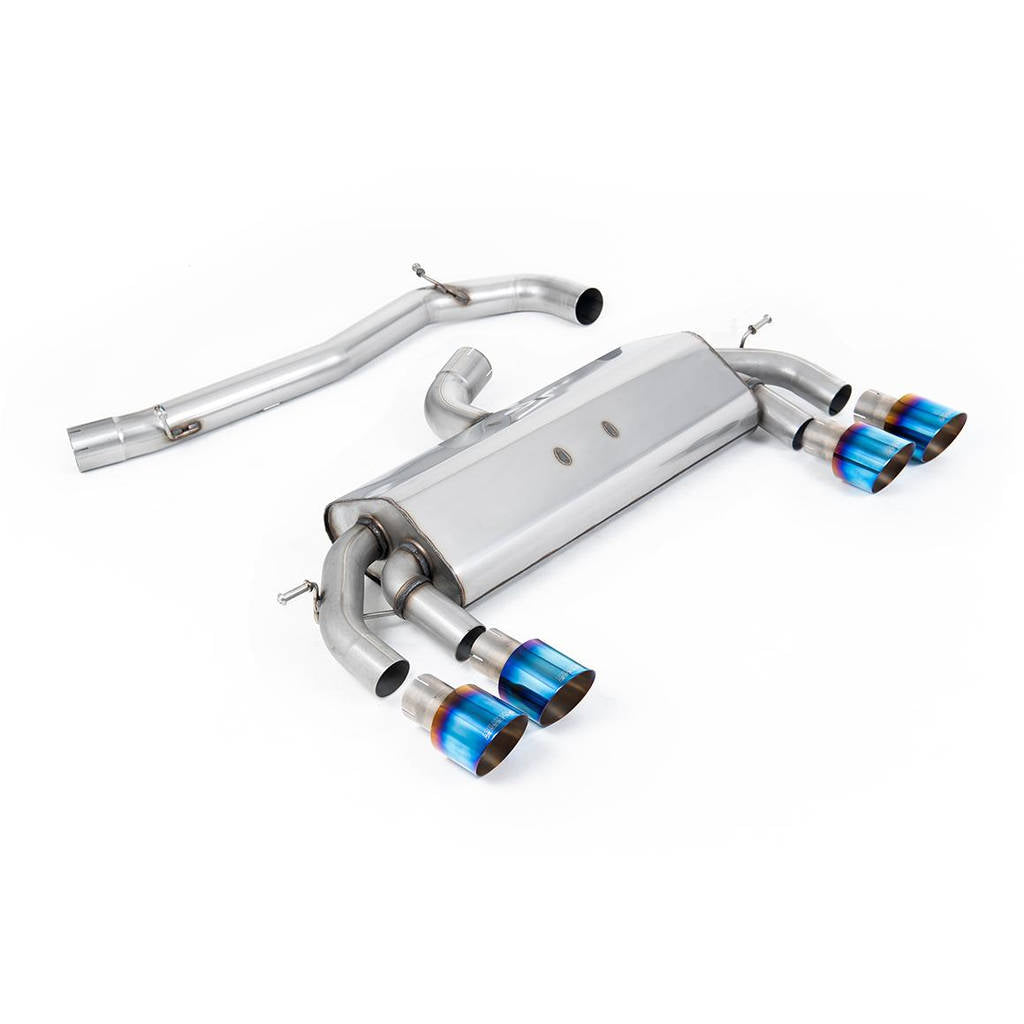 MILLTEK SSXVW410 Cat-back Quad 100mm GT100 VW Golf MK7 R 2.0 TSI 300PS Photo-0