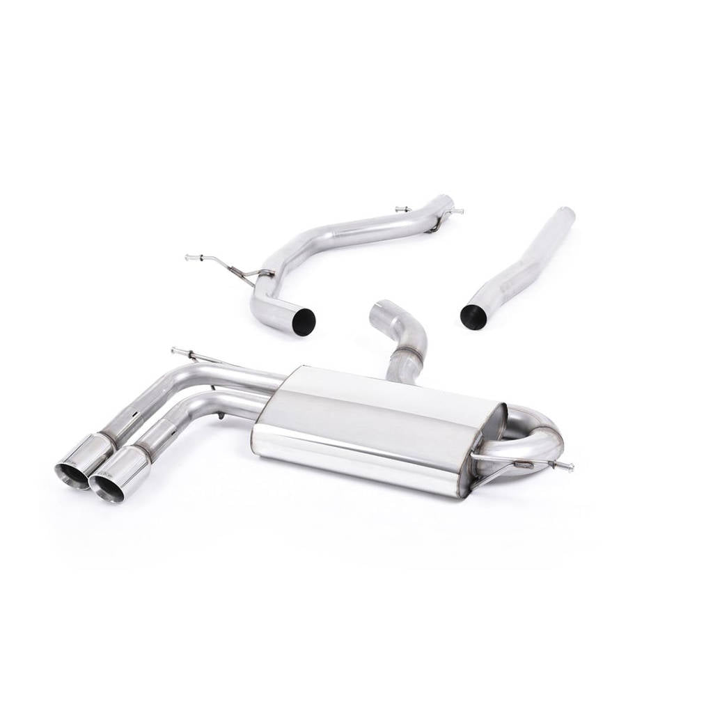MILLTEK SSXVW181 Particulate Filter-back Twin 80mm GT80 AUDI A3 2.0 TDI 170bhp 2WD 3 door DPF Photo-0
