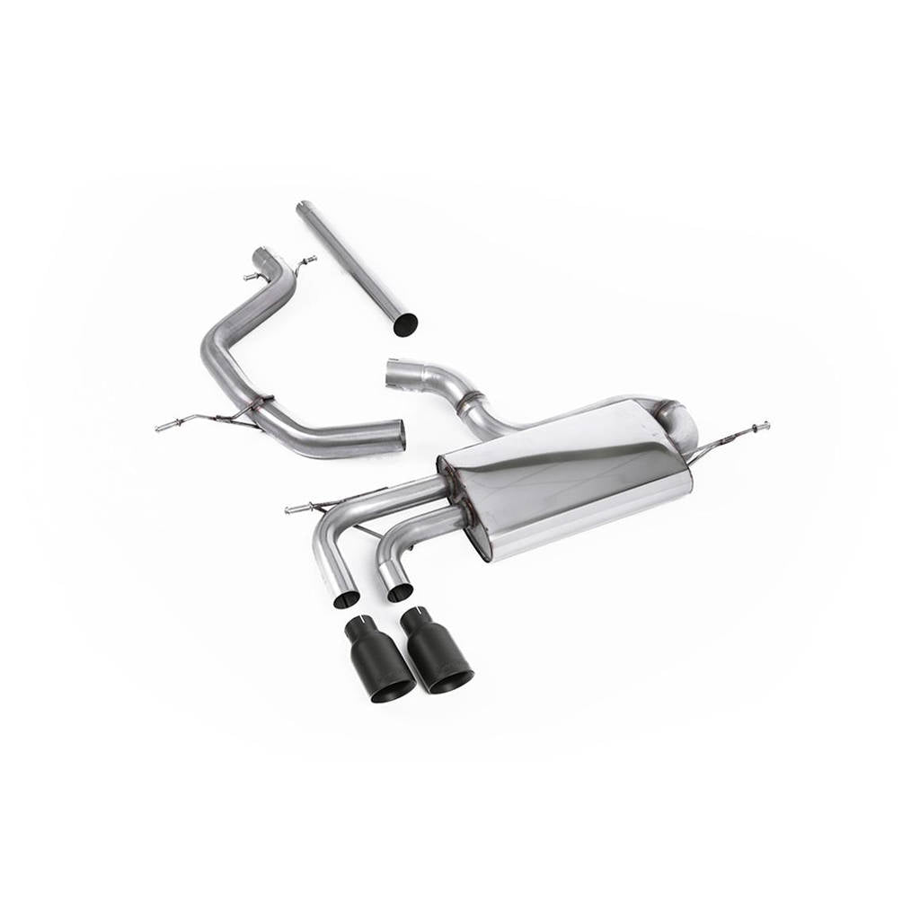 MILLTEK SSXVW334 Cat-back Twin 80mm GT80 VW Golf Mk5 2.0 TDI 140PS Photo-0