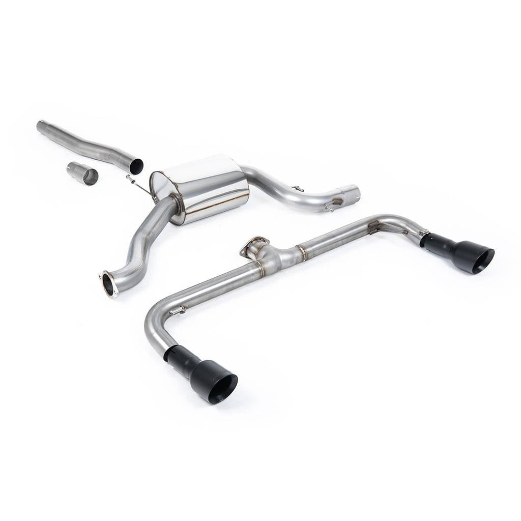 MILLTEK SSXVW251 Cat-back Dual 100mm GT100B VW Scirocco GT 2.0 TSi 200PS Photo-0