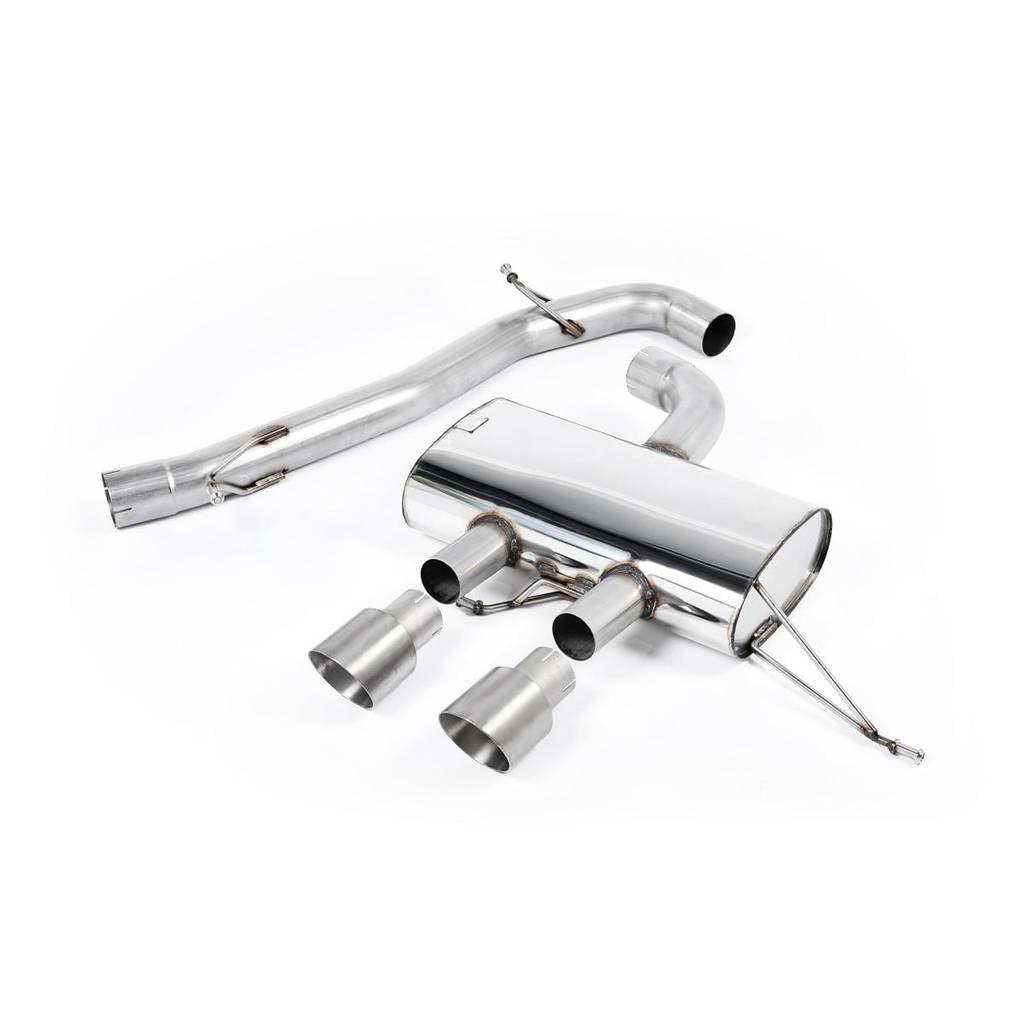 MILLTEK SSXVW219 Cat-back Dual 100mm GT100 VW Golf Mk6 R 2.0 TFSI 270PS Photo-0
