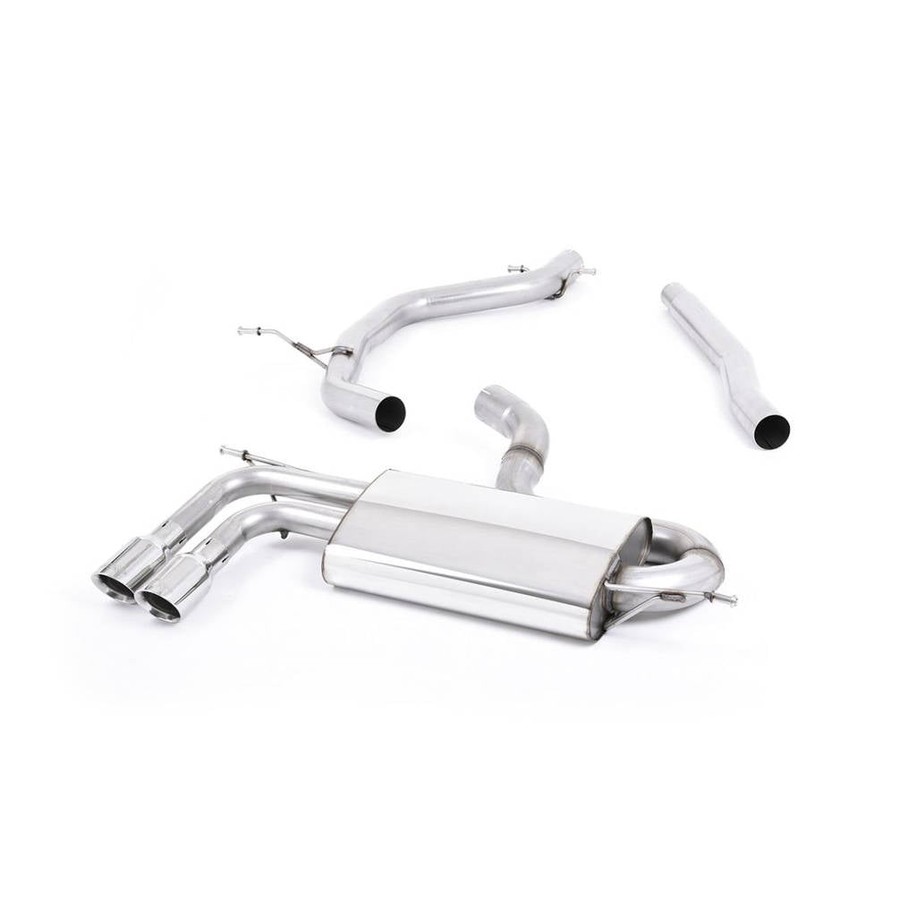 MILLTEK SSXVW149 Cat-back Twin 80mm Jet AUDI A3 1.8 TSI 2WD 3-Door Photo-0