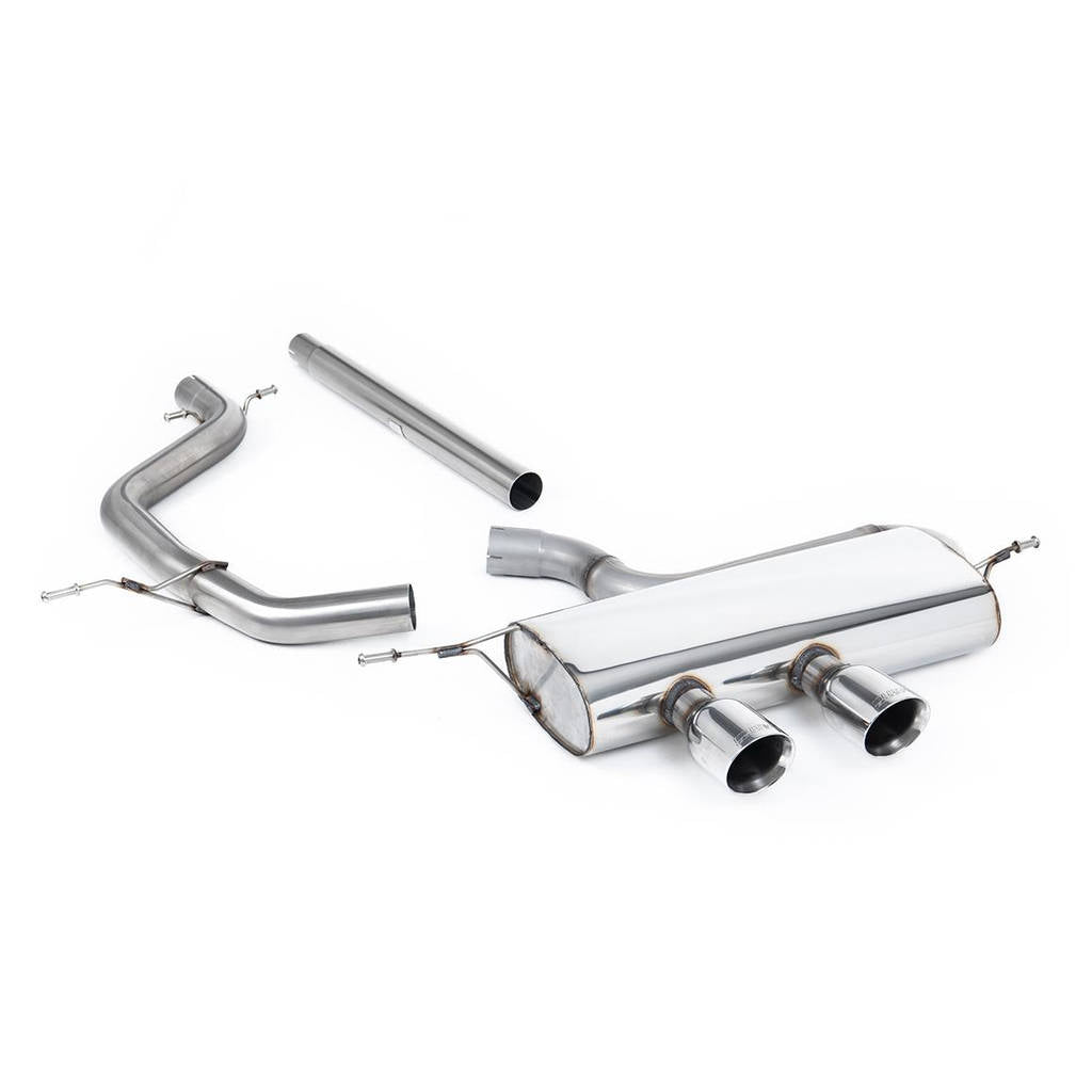 MILLTEK SSXVW167 Cat-back Dual 100mm GT100 VW Golf Mk5 2.0 TDI 140PS Photo-0