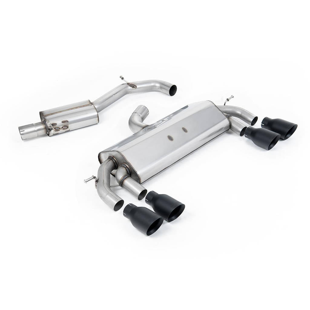 MILLTEK SSXVW411 Cat-back Quad 100mm GT100 VW Golf MK7 R 2.0 TSI 300PS Photo-0
