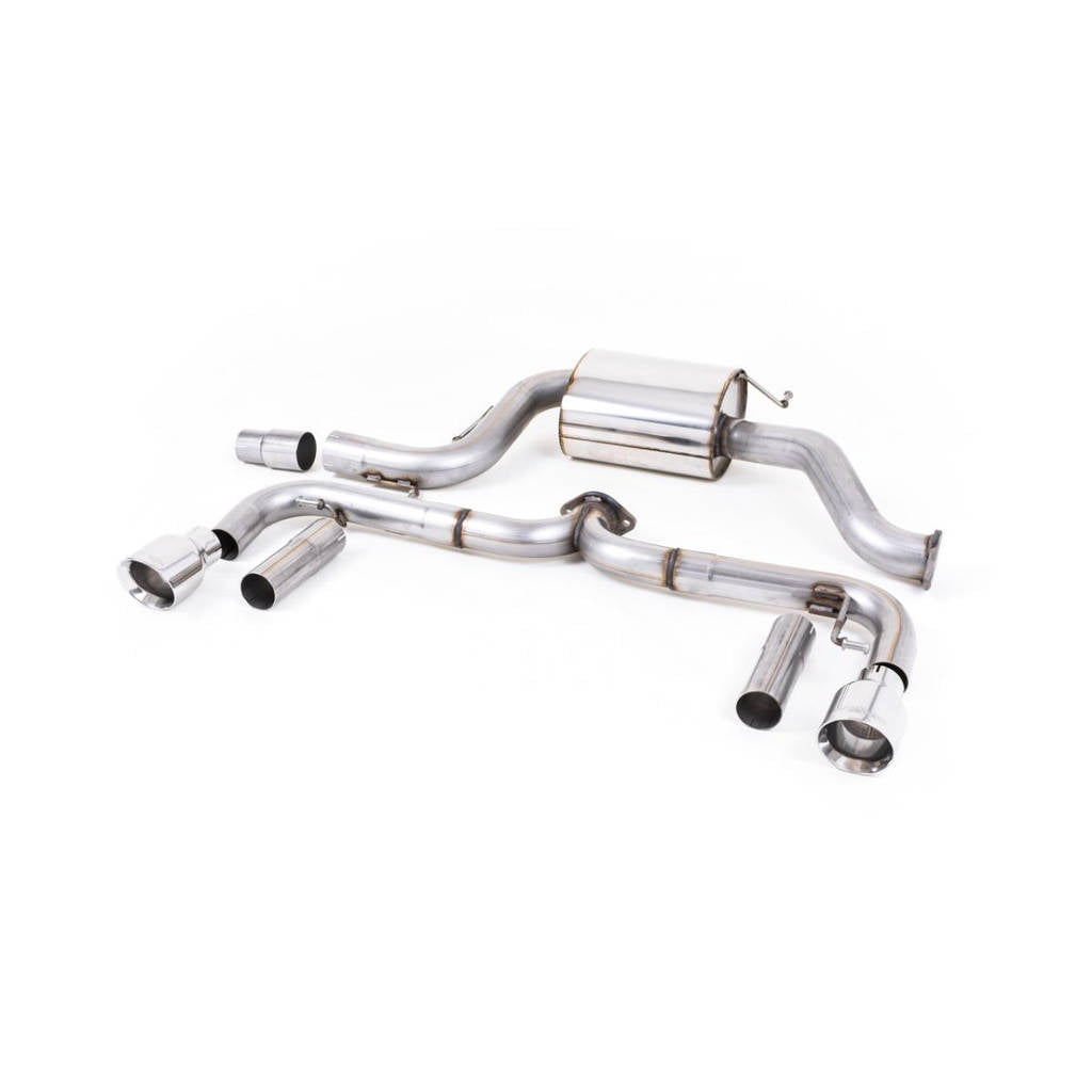 MILLTEK SSXVW343 Cat-back Dual GT100 VW Beetle 2.0 TSI (A5 Chassis) Photo-0