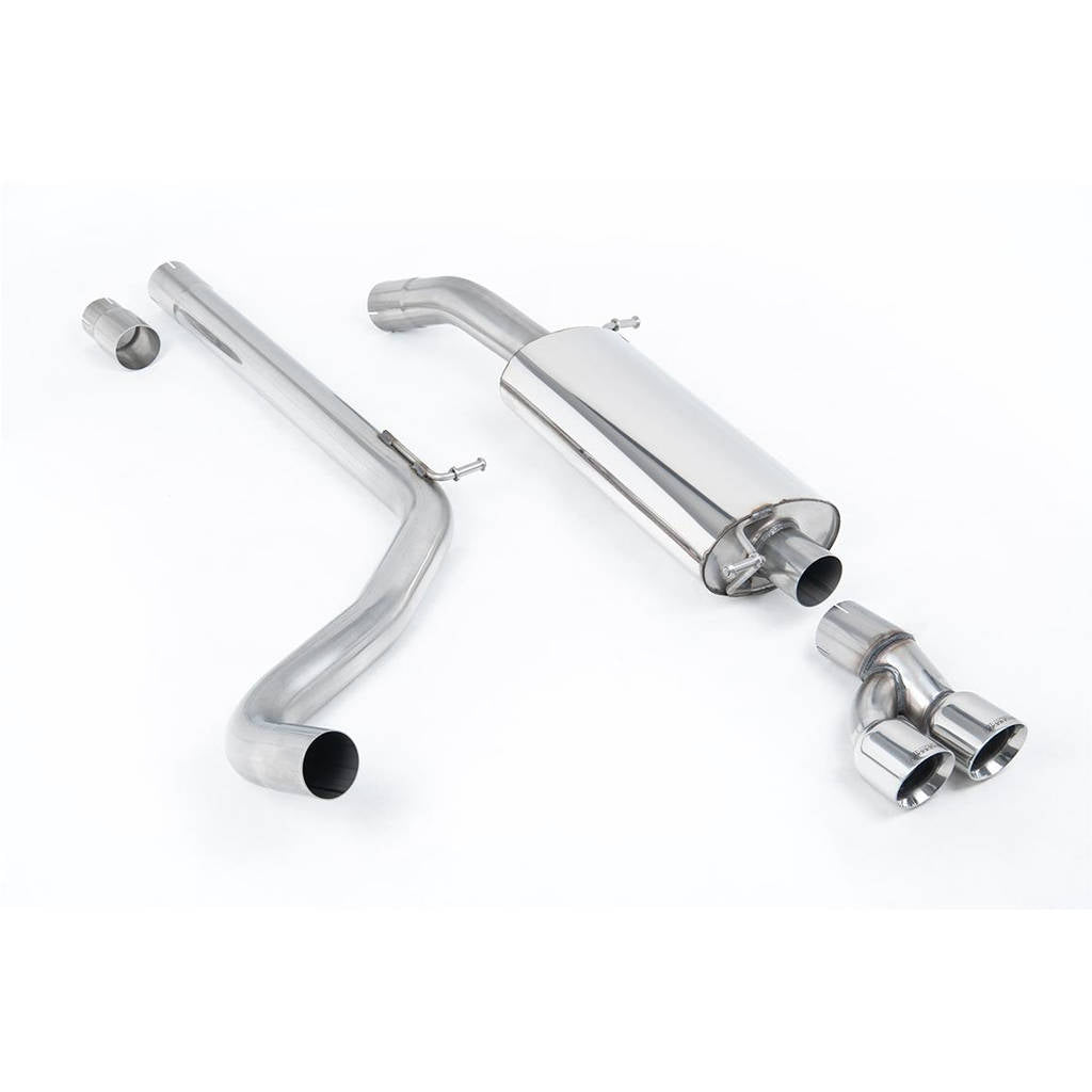 MILLTEK SSXVW263 Cat-back Twin 80mm GT80 VW Polo R WRC Photo-0