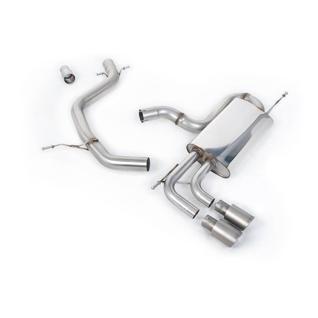 MILLTEK SSXVW337 Cat-back Twin 80mm GT80 VW Golf Mk6 GT 1.4 TSI 160PS Photo-0