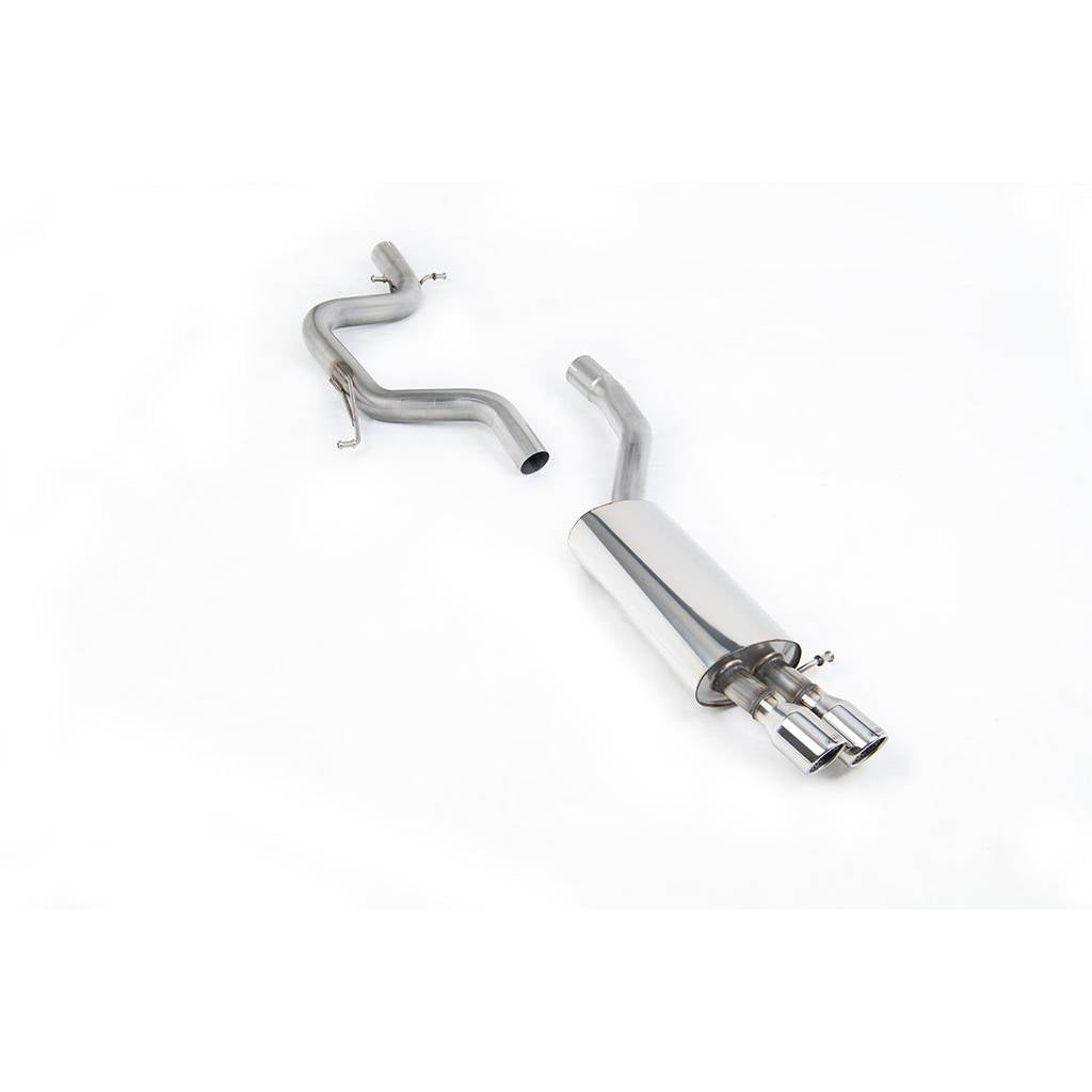 MILLTEK SSXVW161 Cat-back Twin 76.2mm Jet VW Jetta Mk5 GLI 2.0T FSI Photo-0