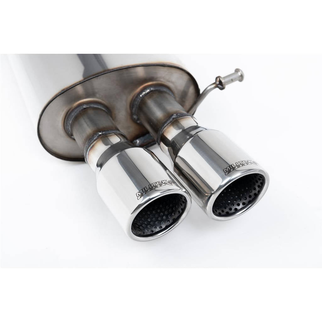 MILLTEK SSXVW161 Cat-back Twin 76.2mm Jet VW Jetta Mk5 GLI 2.0T FSI Photo-1