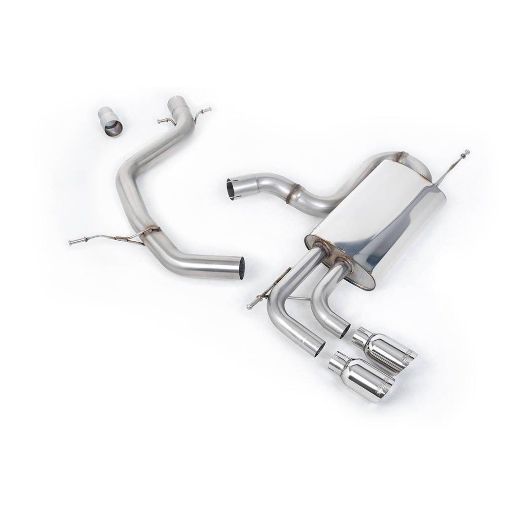 MILLTEK SSXVW195 Cat-back Twin 80mm GT80 VW Golf Mk6 GT 1.4 TSI 160PS Photo-0