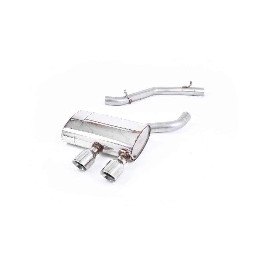 MILLTEK SSXVW133 Cat-back Dual 100mm GT100 VW Golf MK5 R32 3.2 V6 Photo-0