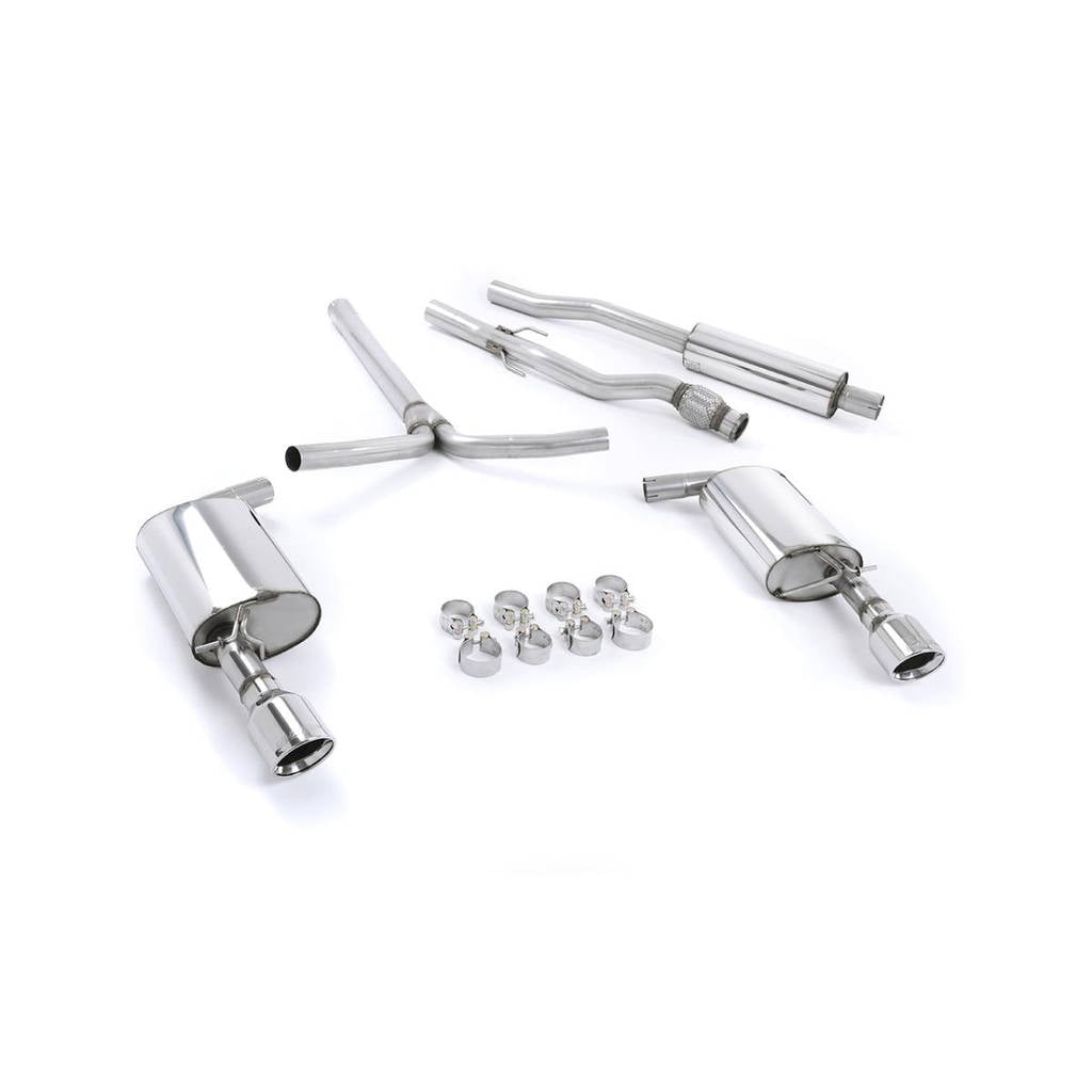 MILLTEK SSXM020 Cat-back Dual 100mm Jet NEW MINI Mk2 (R55) Cooper S Clubman 1.6i Turbo Photo-0