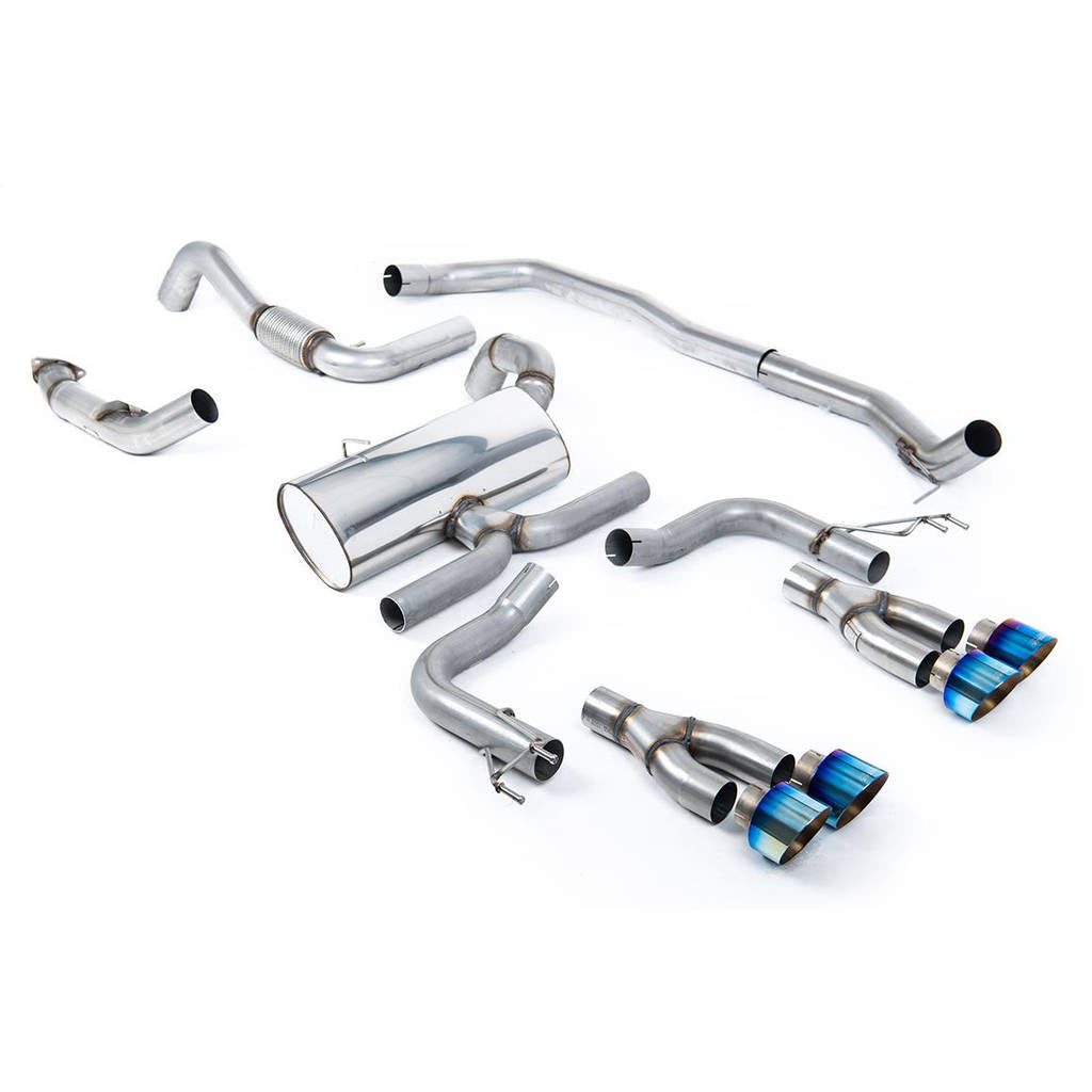 MILLTEK SSXHO232 Cat-back 100mm GT100 HONDA Civic Type R FK2 Turbocharged 2.0 litre i-VTEC (RHD models only) Photo-0
