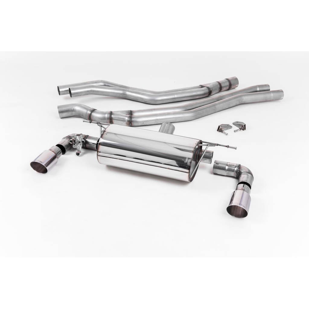 MILLTEK SSXBM1046 Cat-back Twin 90mm GT90 BMW 1 Series M140i 3&5 Door (F20&F21 LCI) Photo-0