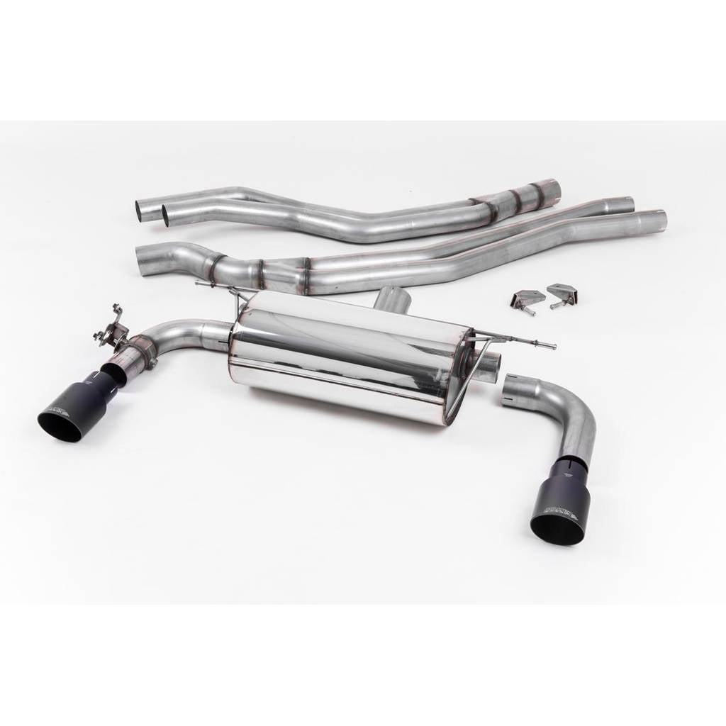 MILLTEK SSXBM1057 Cat-back Twin 90mm GT90 BMW 2 Series M240i Coupe (F22 LCI) Photo-0