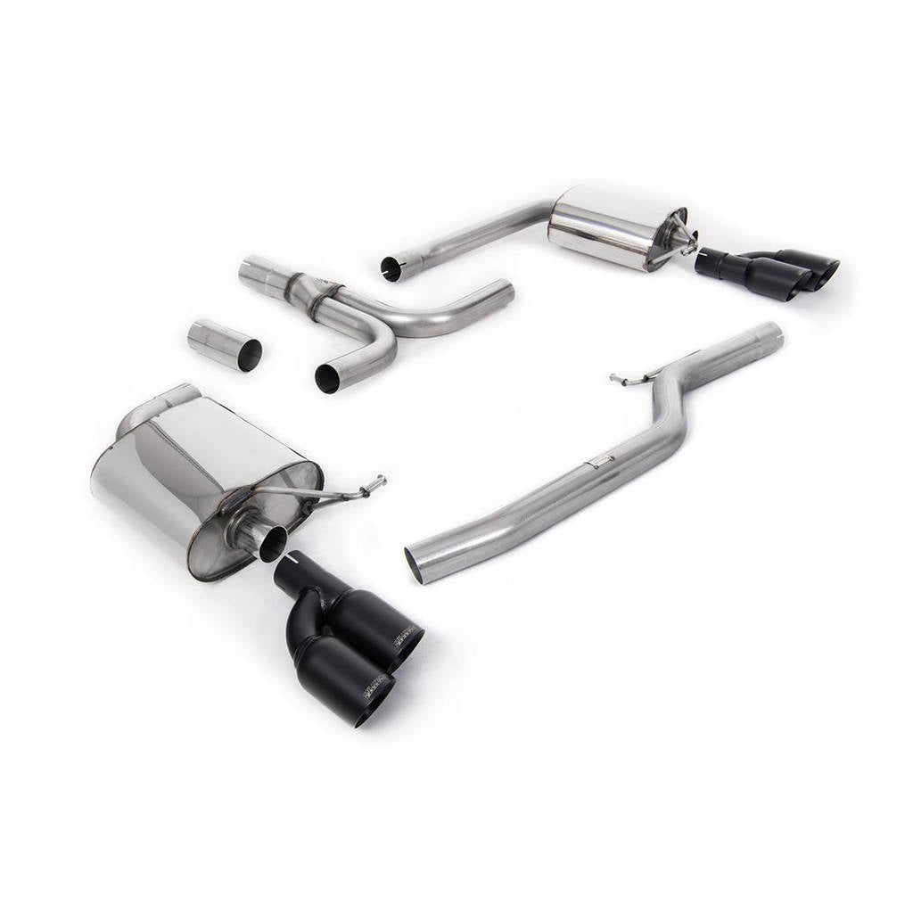 MILLTEK SSXAU663 Cat-back Twin 80mm GT AUDI A5 Cabriolet 3.0 TDi (DPF) quattro Photo-0