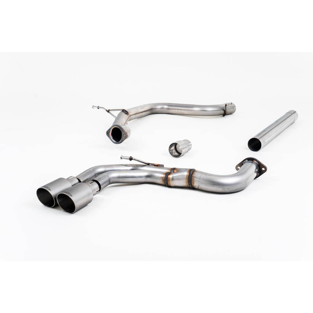 MILLTEK SSXAU569 Cat-back Twin 80mm GT80 AUDI A3 2.0 TDI 150 MQB 2WD Photo-0
