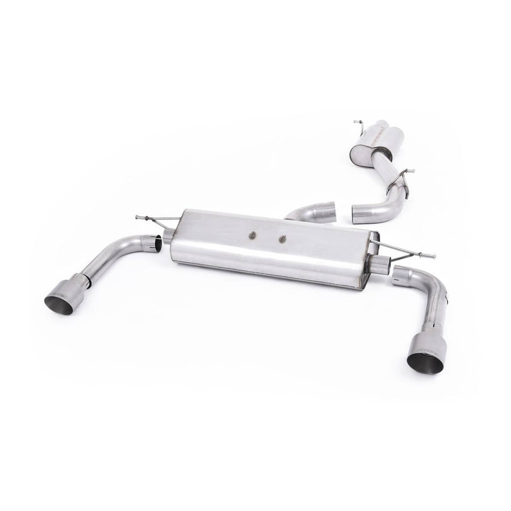 MILLTEK SSXAU486 Cat-back Dual 100mm GT100 AUDI A3 2.0 TFSI quattro Sedan 8V (US-only) Photo-0