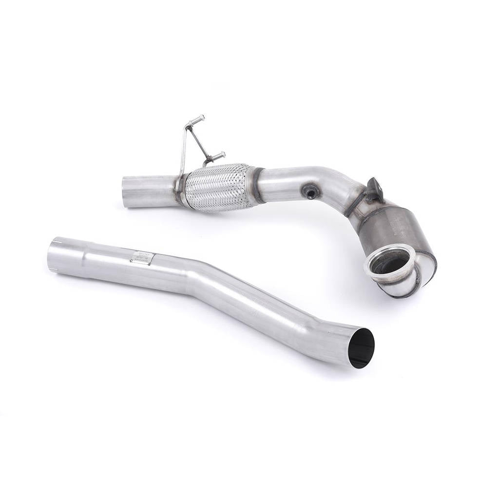 MILLTEK SSXAU495 Large Bore Downpipe and Hi-Flow Sports Cat AUDI S1 2.0 TFSI quattro Photo-0
