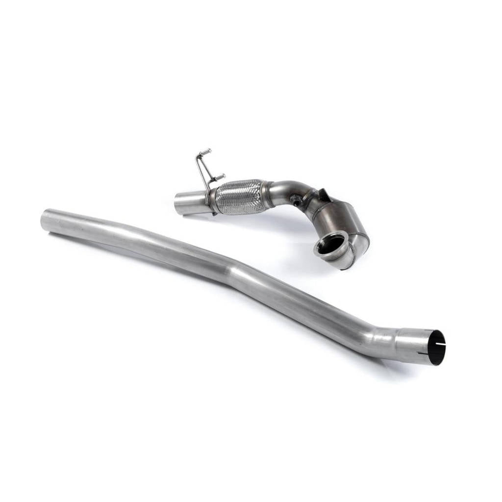 MILLTEK SSXAU423 Large Bore Downpipe and Hi-Flow Sports Cat ECA AUDI S3 2.0 TFSI quattro 3-Door 8V Photo-0