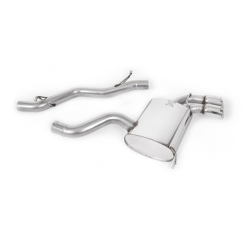 MILLTEK SSXAU123 Cat-back Twin 80mm GT80 AUDI S3 2.0 T quattro 3-Door 8P Photo-0