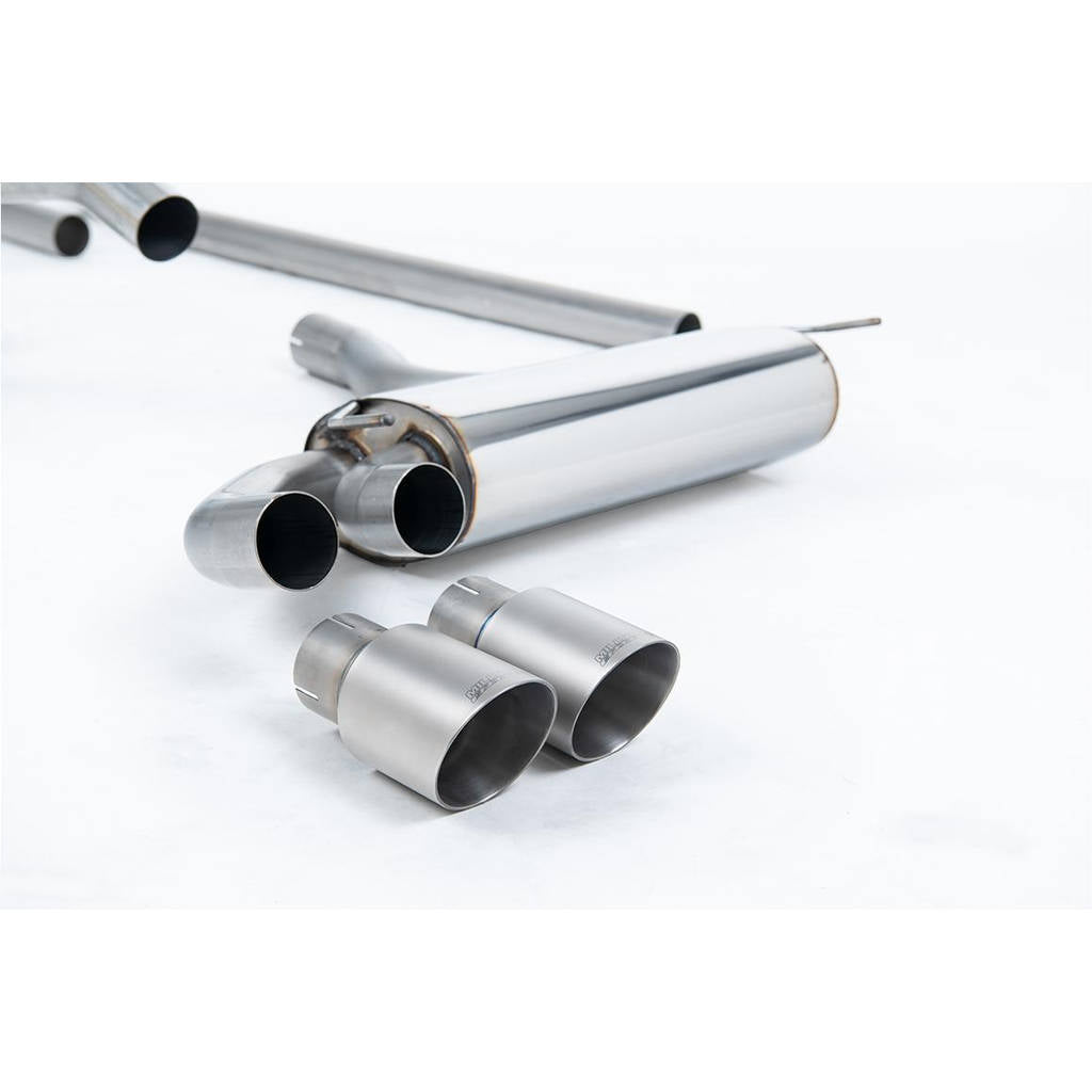 MILLTEK MCXAU110 Downpipe-back Twin 90mm GT90 AUDI Coupe UR quattro 10v Turbo Photo-1