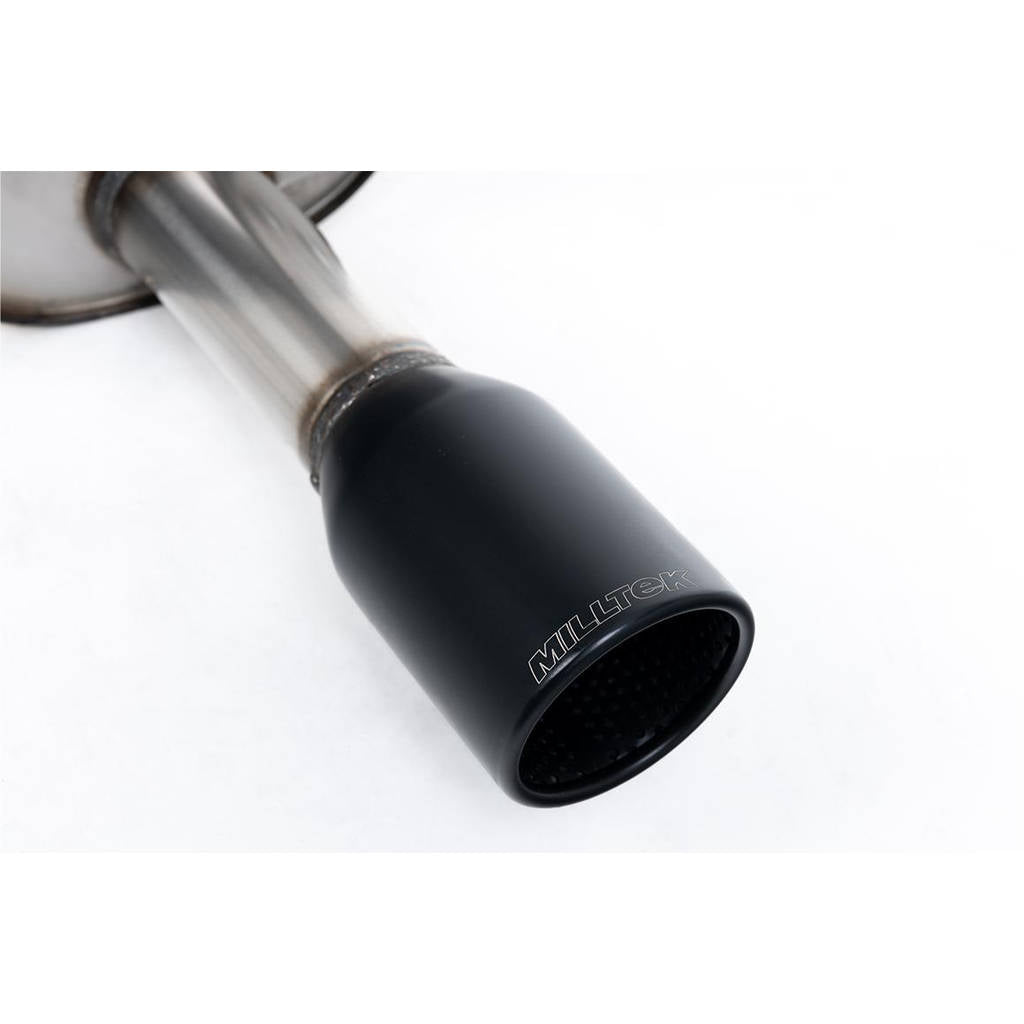 MILLTEK SSXFD052 Cat-back Ceramic Coated Satin Black Trim FORD Fiesta Mk6 ST 150 Photo-1