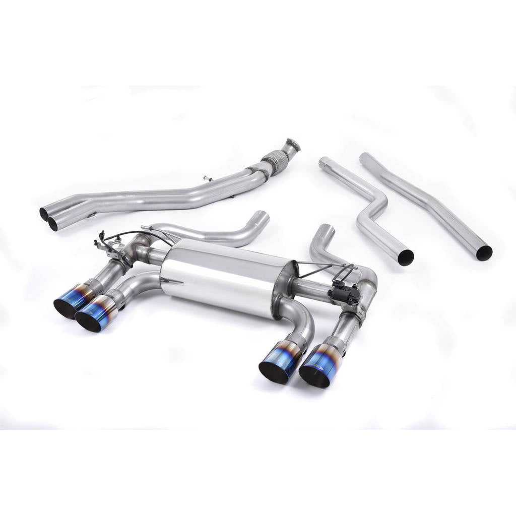 MILLTEK SSXBM1036 Cat-back Quad 90mm GT90 ECA BMW 2 Series F87 M2 Coupé Photo-0