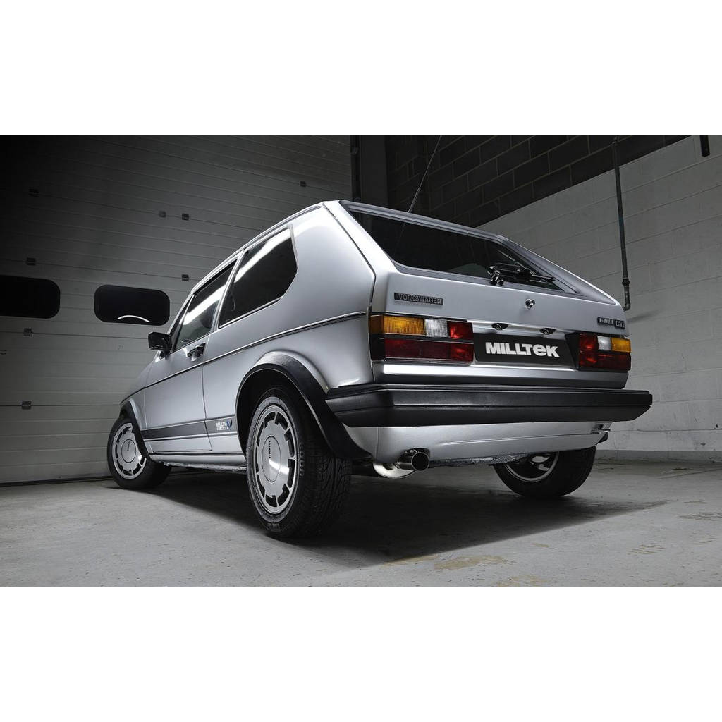 MILLTEK MCXVW208 Downpipe-back Single Skin 60.3mm VW Golf Mk1 GTi Photo-2