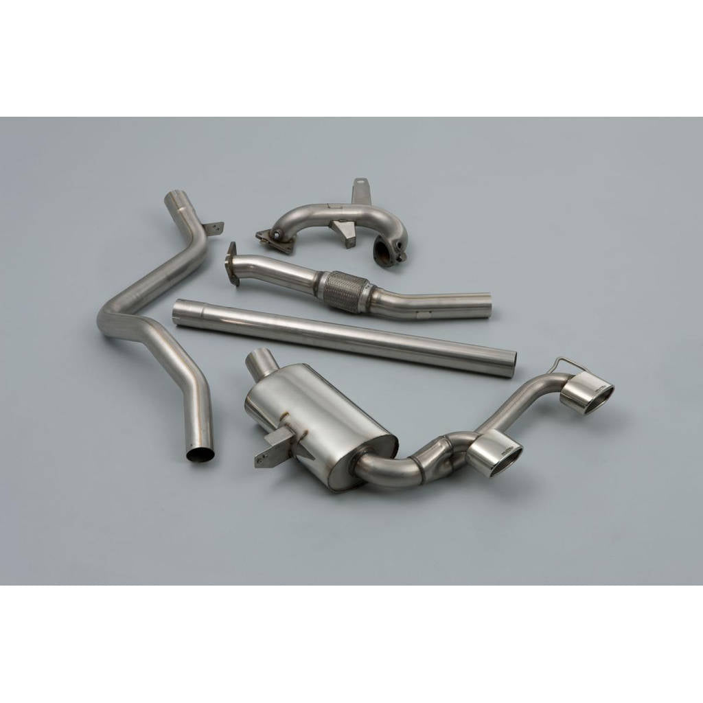 MILLTEK SSXRN404 Turbo-back excluding Hi-Flow Sports Cat Dual GT80-LITE RENAULT Mégane RENAULT sport 225 2.0T Photo-1