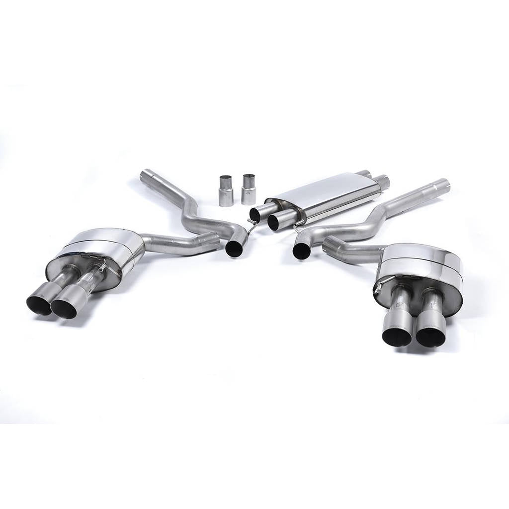 MILLTEK SSXFD160 Cat-back Quad 90mm GT90 FORD Mustang 5.0 V8 GT (Fastback) Photo-0