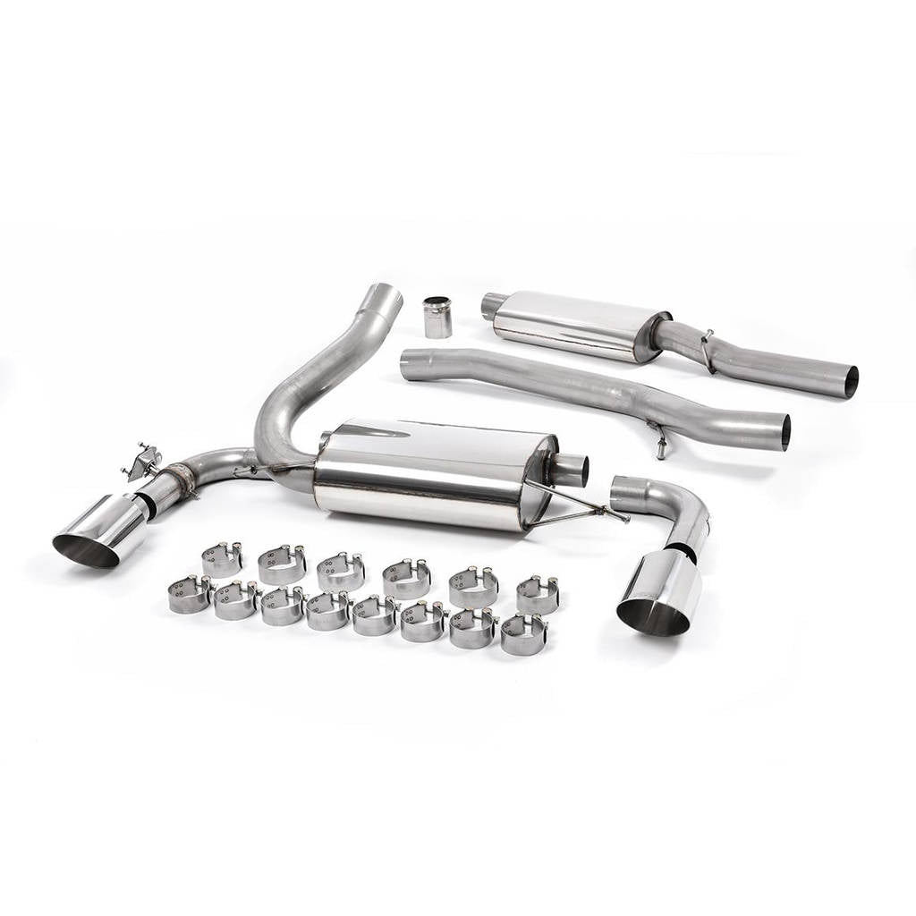 MILLTEK SSXFD190 Cat-back Dual GT115 ECA FORD Focus Mk3 RS 2.3L EcoBoost 4wd 5-Door Hatchback Photo-0