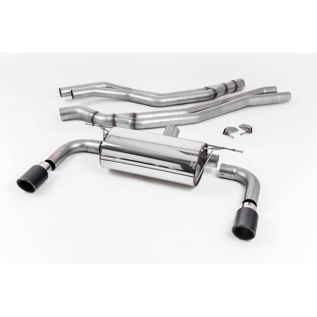 MILLTEK SSXBM1054 Cat-back 90mm Carbon Jet BMW 2 Series M240i Coupe (F22 LCI) Photo-0