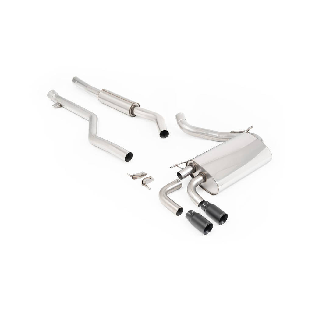 MILLTEK SSXBM1078 Cat-back Twin 76.2mm GT76 BMW 3 Series F30 320i M Sport (Inc LCI) Photo-0