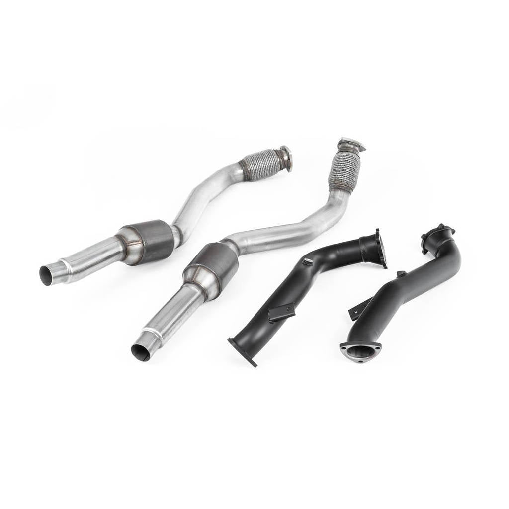 MILLTEK SSXAU635 Large Bore Downpipes and Hi-Flow Sports Cats AUDI RS6 C7 4.0 TFSI biturbo quattro Photo-0
