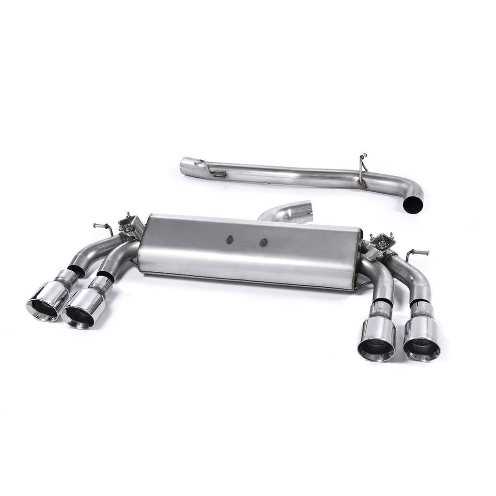 MILLTEK SSXAU533 Cat-back Quad 100mm GT100 AUDI S3 2.0 TFSI quattro Sportback 8V Photo-0