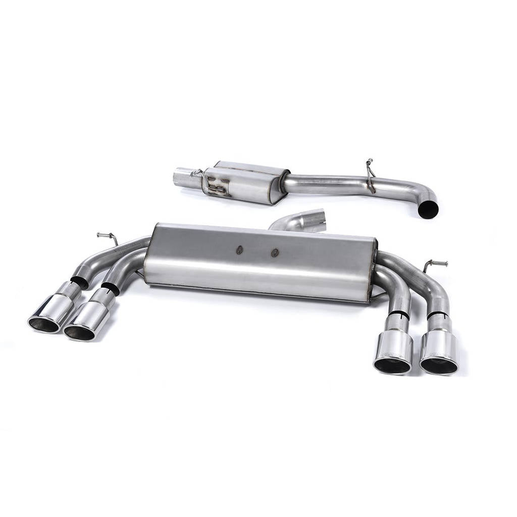 MILLTEK SSXAU535 Cat-back 104x80mm Oval AUDI S3 2.0 TFSI quattro Sportback 8V Photo-0