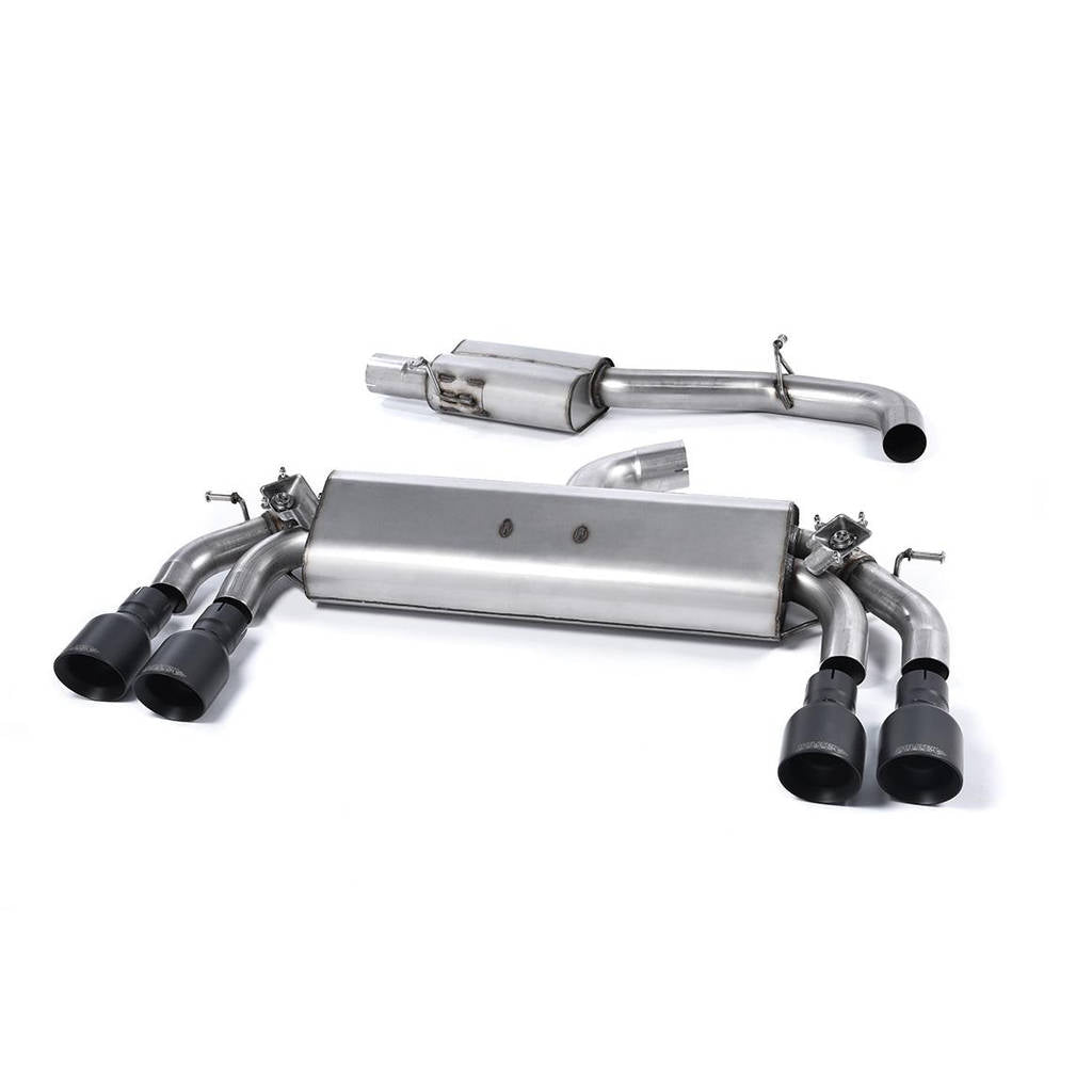 MILLTEK SSXAU397 Cat-back Quad 100mm GT100 ECA AUDI S3 2.0 TFSI quattro 3-Door 8V Photo-0