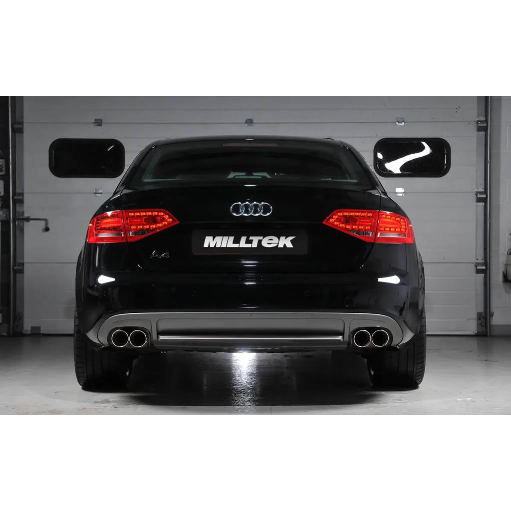 MILLTEK SSXAU299 Cat-back Twin 80mm GT80 AUDI A4 2.0 TDi B8 140PS/177PS 2WD Saloon and Avant (S line models only) Photo-1