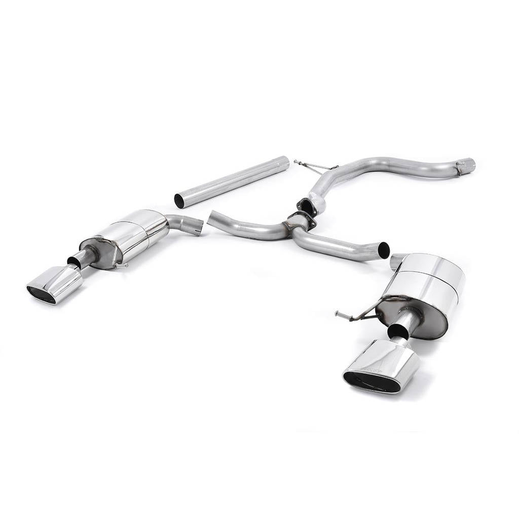 MILLTEK SSXSE172 Cat-back 152x76mm Oval SEAT Leon ST Cupra 280&290 2.0 TSI Photo-0