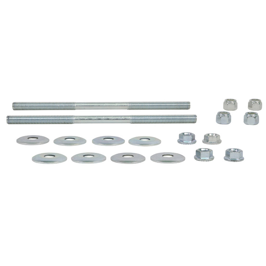 WHITELINE W21808 Universal Anti Roll Bar Link - Treaded Rod/Bushings style - 202mm Without Bushings Photo-1