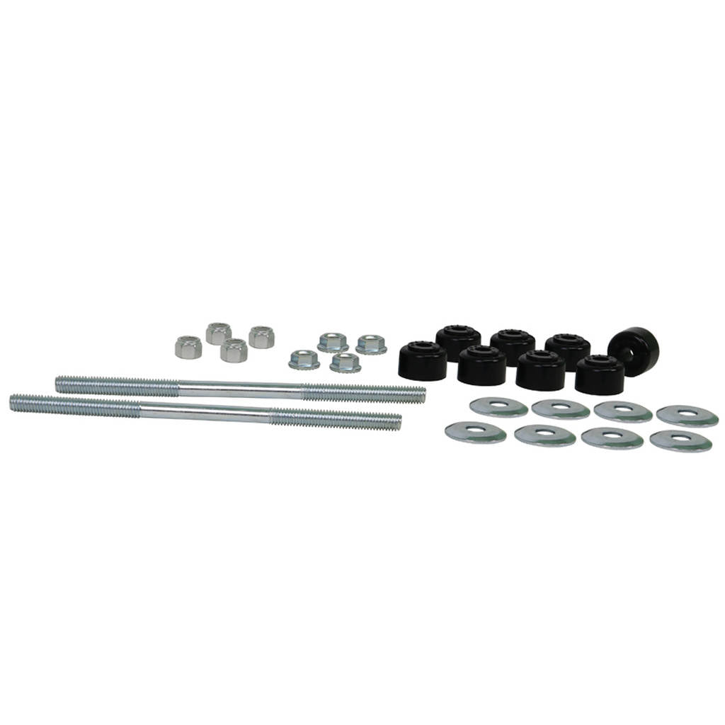 WHITELINE W21808S Universal Anti Roll Bar Link - Treaded Rod/Bushings style - 202mm With Bushings Photo-0