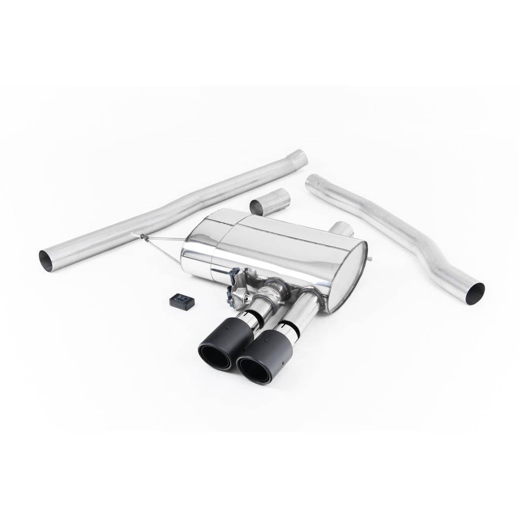 MILLTEK SSXM440 Cat-back 90mm Carbon Jet NEW MINI Mk3 (F56) MINI COOPER S 2.0 Turbo Photo-0