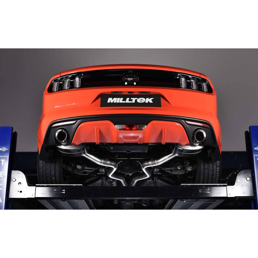 MILLTEK SSXFD175 Cat-back 100mm GT FORD Mustang 2.3 EcoBoost (Fastback) Photo-3