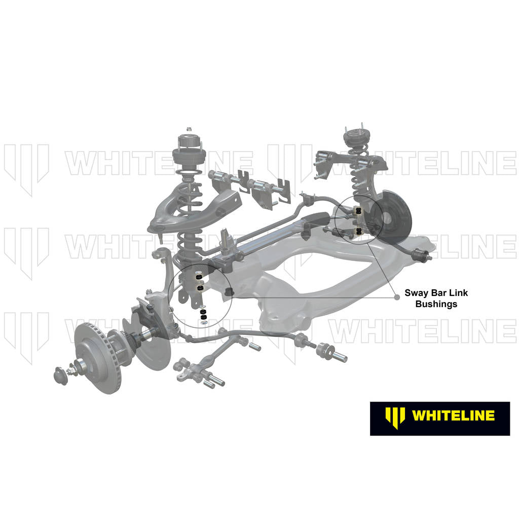 WHITELINE W21865 Front Anti Roll Bar Link - Bushing Kit to Suit Photo-1