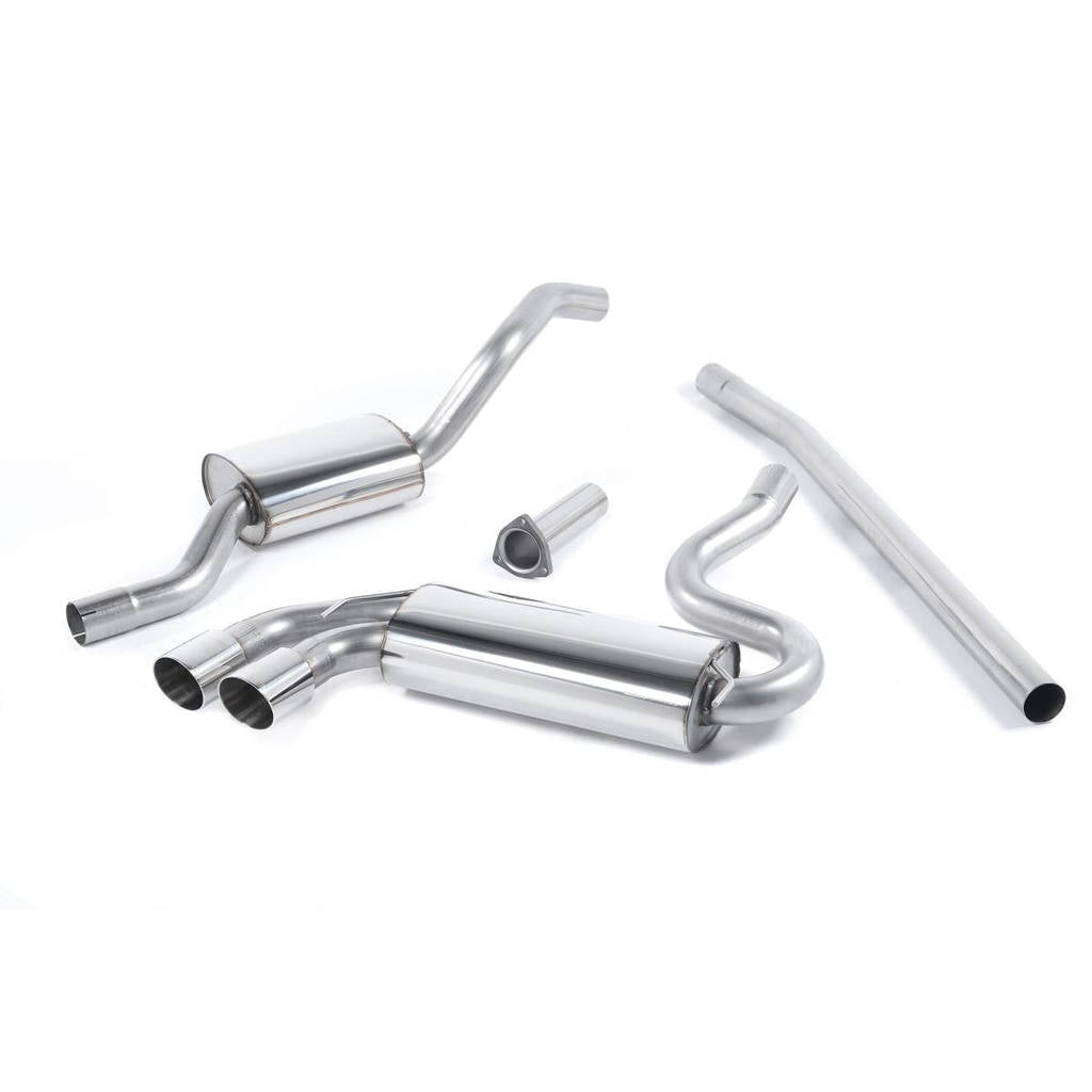 MILLTEK MCXAU101 Downpipe-back Twin 90mm GT90 AUDI Coupe UR quattro 10v Turbo Photo-4