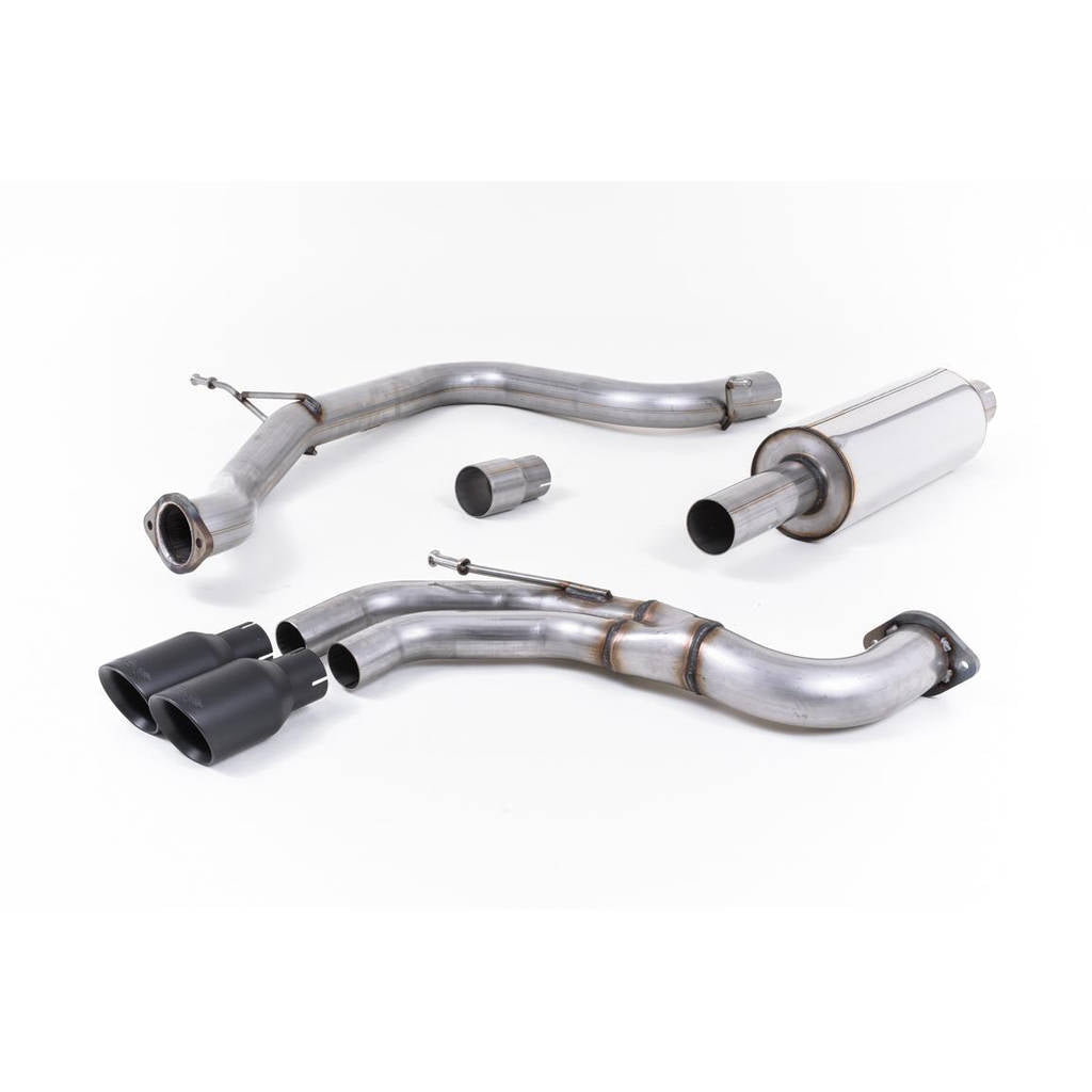 MILLTEK SSXSE179 Cat-back Twin 80mm GT80 ECA SEAT Leon FR 2.0 TDI 184PS SC and 5-door (manual and DSG-auto) Photo-0
