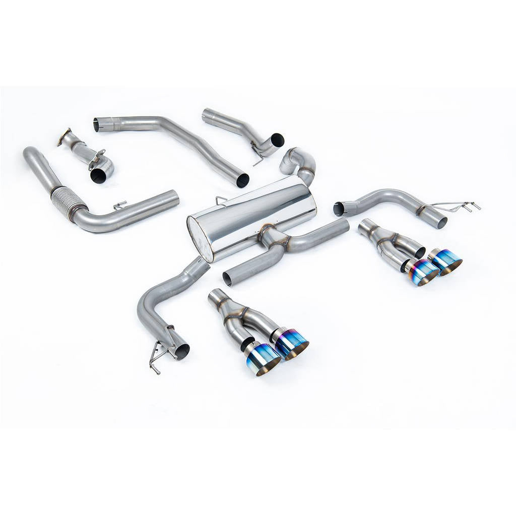 MILLTEK SSXHO236 Cat-back 100mm GT100 HONDA Civic Type R FK2 Turbocharged 2.0 litre i-VTEC (LHD models only) Photo-0